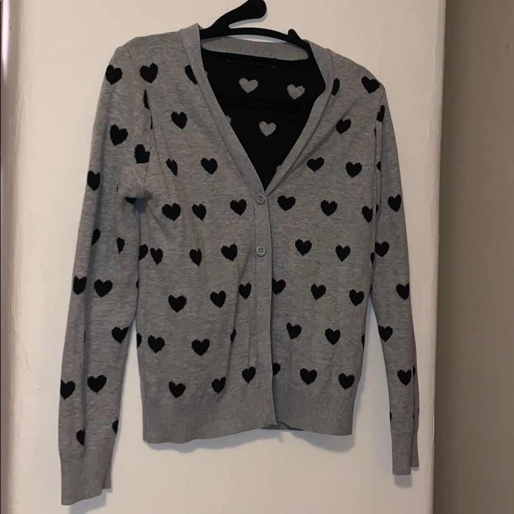 Cute Heart Cardigan